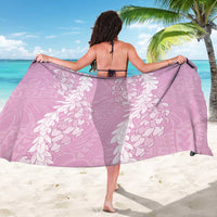 Puakenikeni and Maile Lei Sarong Pink Double Strand Lei