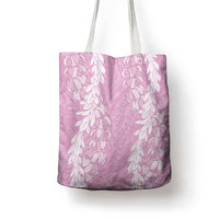 Puakenikeni and Maile Lei Tote Bag Pink Double Strand Lei LT9 - Polynesian Pride