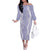 Puakenikeni and Maile Lei Family Matching Off The Shoulder Long Sleeve Dress and Hawaiian Shirt Purple Double Strand Lei