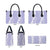 Puakenikeni and Maile Lei Leather Bag Purple Double Strand Lei - Polynesian Pride