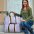 Puakenikeni and Maile Lei Travel Bag Purple Double Strand Lei - Polynesian Pride