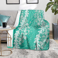 Puakenikeni and Maile Lei Blanket Sage Green Double Strand Lei