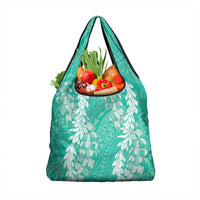 Puakenikeni and Maile Lei Grocery Bag Sage Green Double Strand Lei LT9 1-pack One Size Sage Green - Polynesian Pride