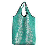 Puakenikeni and Maile Lei Grocery Bag Sage Green Double Strand Lei LT9 - Polynesian Pride