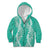 Puakenikeni and Maile Lei Kid Hoodie Sage Green Double Strand Lei