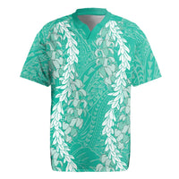 Puakenikeni and Maile Lei Rugby Jersey Sage Green Double Strand Lei