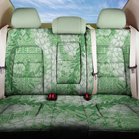 Green Puakenikeni and Maile Lei Back Car Seat Cover Hawaiian Style Tribal Tapa Double Strand Lei