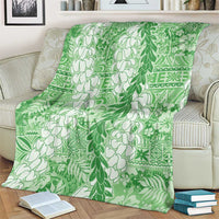 Green Puakenikeni and Maile Lei Blanket Hawaiian Style Tribal Tapa Double Strand Lei LT9 - Polynesian Pride