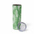 Green Puakenikeni and Maile Lei Skinny Tumbler Hawaiian Style Tribal Tapa Double Strand Lei
