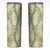 Vintage Puakenikeni and Maile Lei Skinny Tumbler Hawaiian Style Tribal Tapa Double Strand Lei