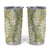 Vintage Puakenikeni and Maile Lei Tumbler Cup Hawaiian Style Tribal Tapa Double Strand Lei