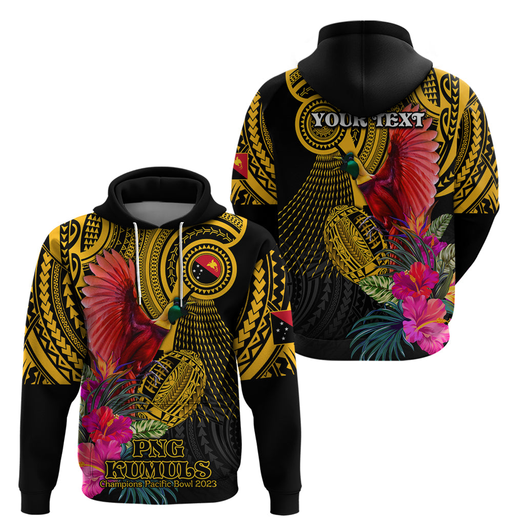 Personalised Papua New Guinea Rugby Hoodie PNG Kumuls Champions Pacific Bowl LT9 - Polynesian Pride