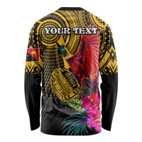 Personalised Papua New Guinea Rugby Long Sleeve Shirt PNG Kumuls Champions Pacific Bowl LT9 - Polynesian Pride