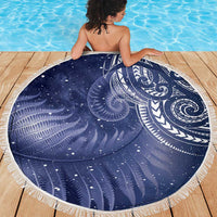 New Zealand Galaxy Fern Beach Blanket