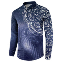 New Zealand Galaxy Fern Button Sweatshirt