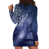 New Zealand Galaxy Fern Hoodie Dress