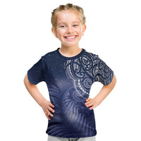 New Zealand Galaxy Fern Kid T Shirt LT9 Galaxy - Polynesian Pride