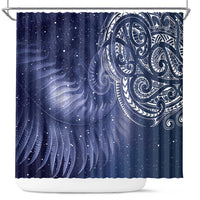 New Zealand Galaxy Fern Shower Curtain LT9 Galaxy - Polynesian Pride