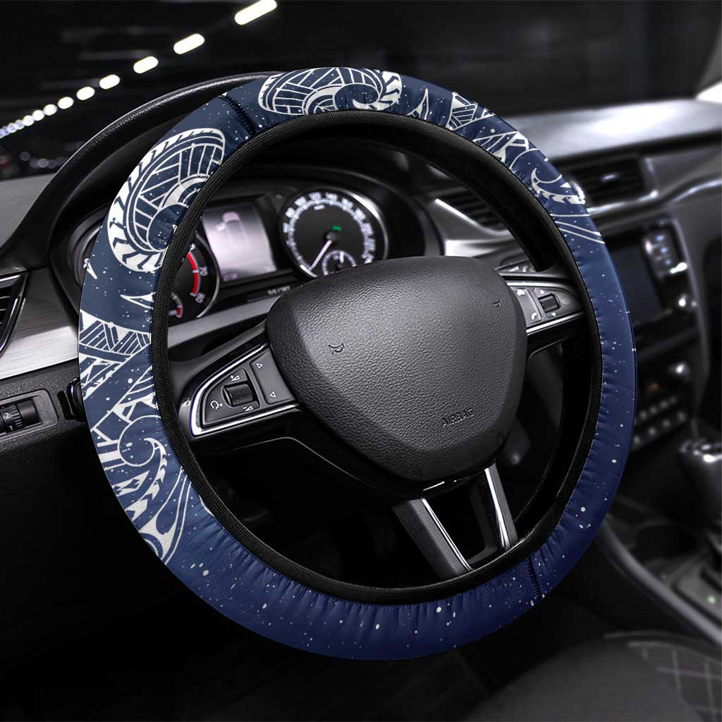 New Zealand Galaxy Fern Steering Wheel Cover