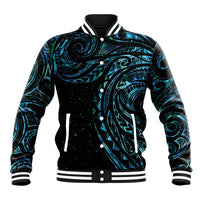 New Zealand Tribal Tattoo Baseball Jacket With Matariki Art LT9 Unisex Galaxy - Polynesian Pride