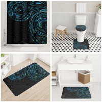 New Zealand Matariki Bathroom Set Galaxy Maori Tribal Tattoo - Polynesian Pride