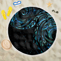 New Zealand Tribal Tattoo Beach Blanket With Matariki Art LT9 One Size 150cm Galaxy - Polynesian Pride