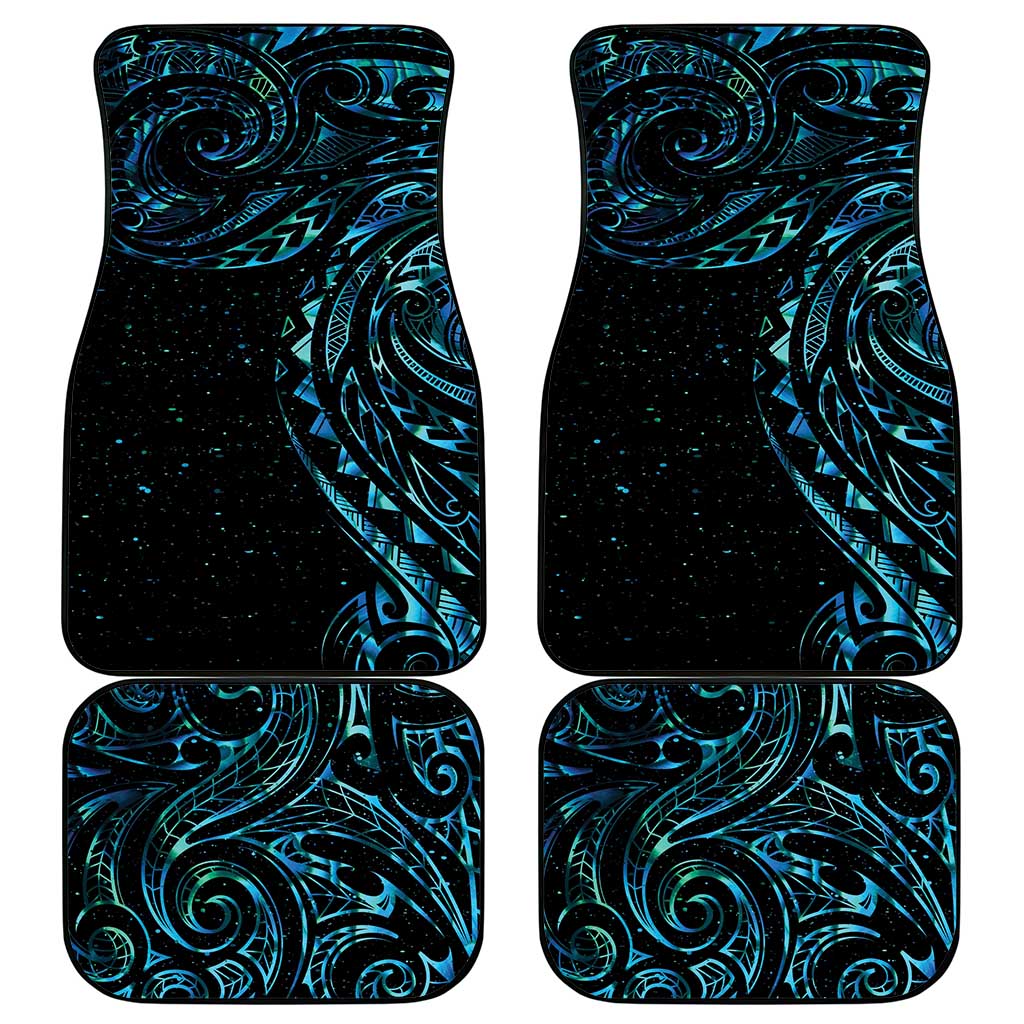 New Zealand Tribal Tattoo Car Mats With Matariki Art LT9 - Polynesian Pride