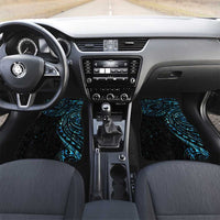 New Zealand Tribal Tattoo Car Mats With Matariki Art LT9 Set 2pcs - Front Galaxy - Polynesian Pride