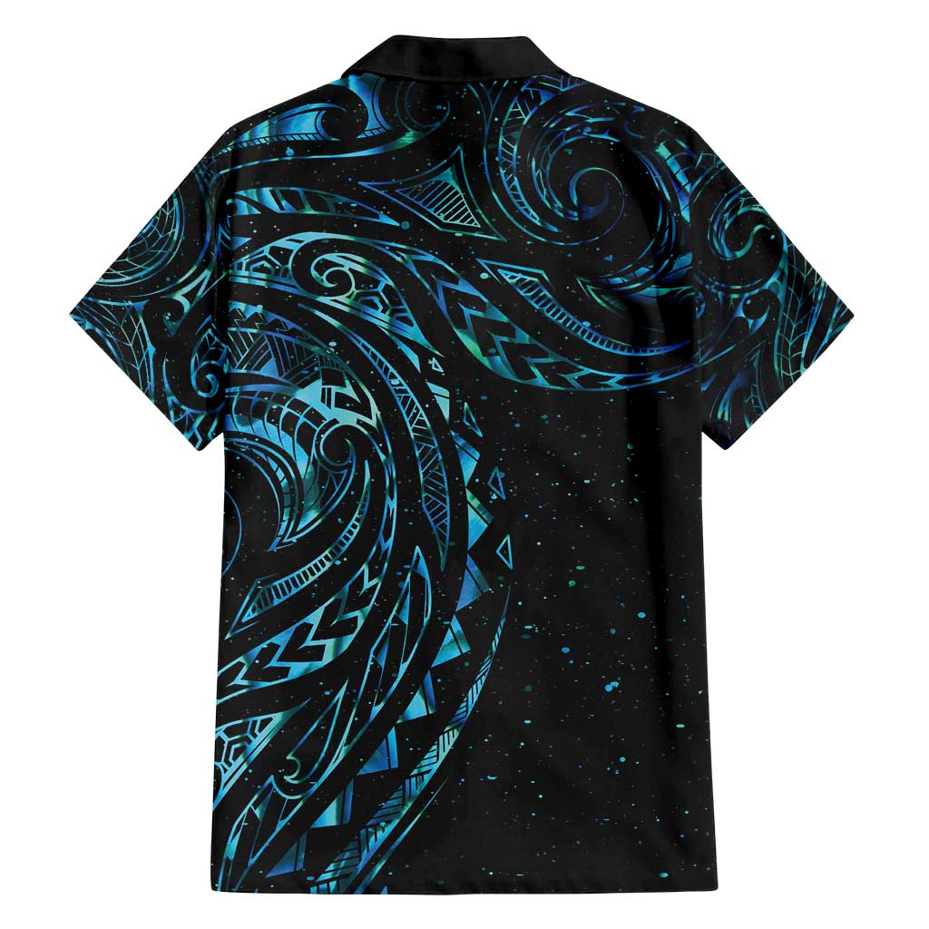 New Zealand Tribal Tattoo Family Matching Long Sleeve Bodycon Dress and Hawaiian Shirt With Matariki Art LT9 - Polynesian Pride