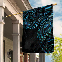 New Zealand Tribal Tattoo Garden Flag With Matariki Art LT9 House Flag Galaxy - Polynesian Pride