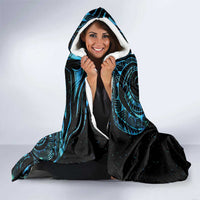New Zealand Tribal Tattoo Hooded Blanket With Matariki Art LT9 - Polynesian Pride