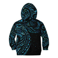 New Zealand Tribal Tattoo Kid Hoodie With Matariki Art