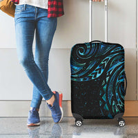 New Zealand Tribal Tattoo Luggage Cover With Matariki Art LT9 - Polynesian Pride