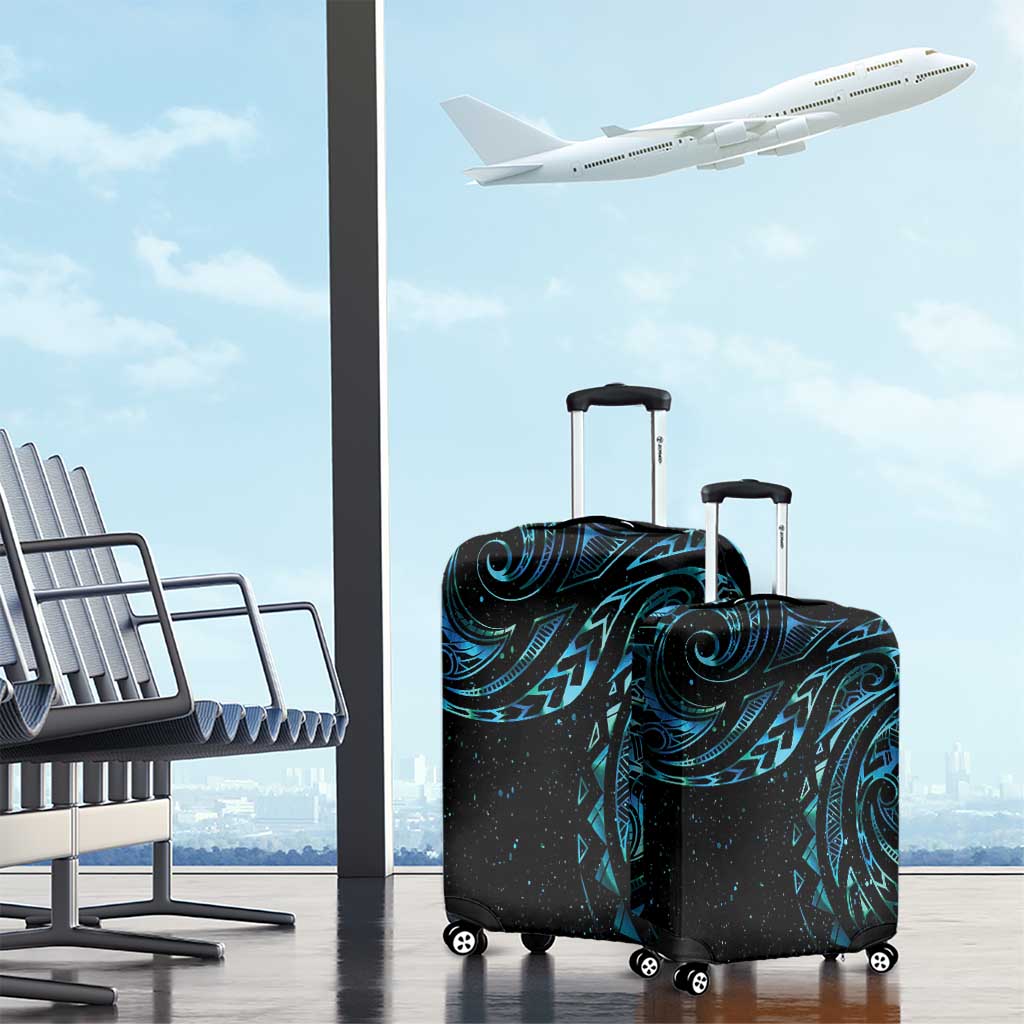 New Zealand Tribal Tattoo Luggage Cover With Matariki Art LT9 - Polynesian Pride