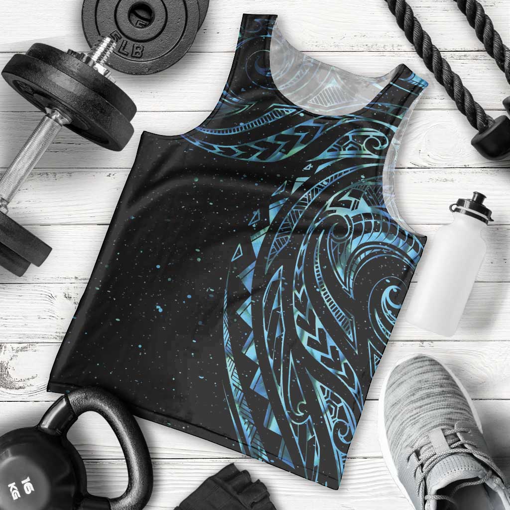 New Zealand Tribal Tattoo Men Tank Top With Matariki Art LT9 - Polynesian Pride