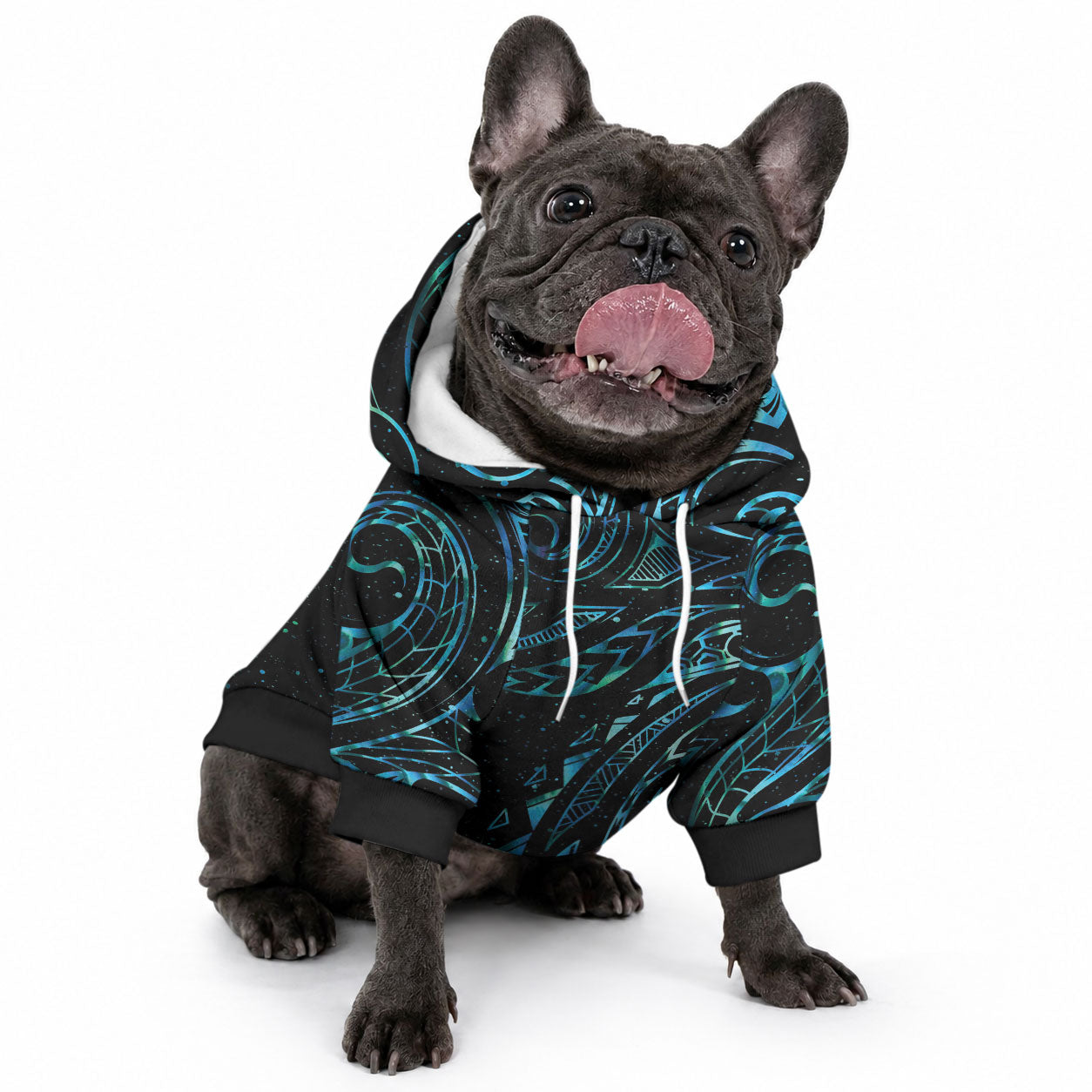 New Zealand Tribal Tattoo Pet Hoodie With Matariki Art