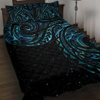 New Zealand Tribal Tattoo Quilt Bed Set With Matariki Art LT9 Galaxy - Polynesian Pride