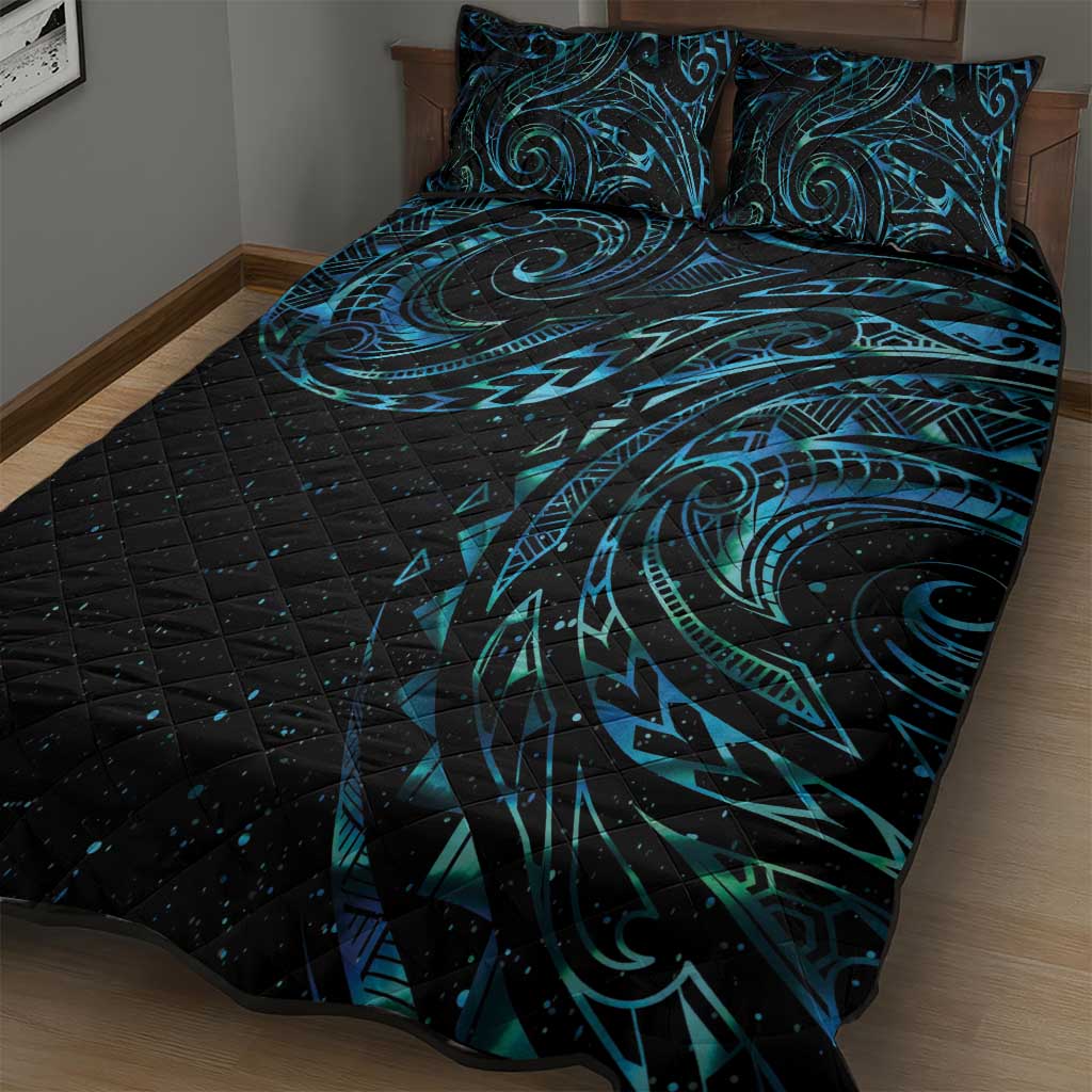 New Zealand Tribal Tattoo Quilt Bed Set With Matariki Art LT9 - Polynesian Pride