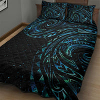 New Zealand Tribal Tattoo Quilt Bed Set With Matariki Art LT9 - Polynesian Pride