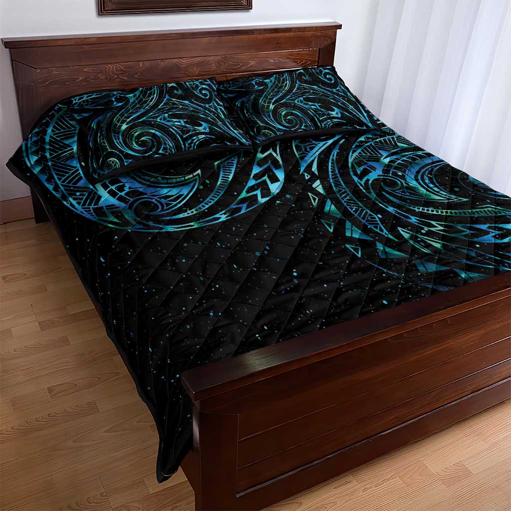 New Zealand Tribal Tattoo Quilt Bed Set With Matariki Art LT9 - Polynesian Pride