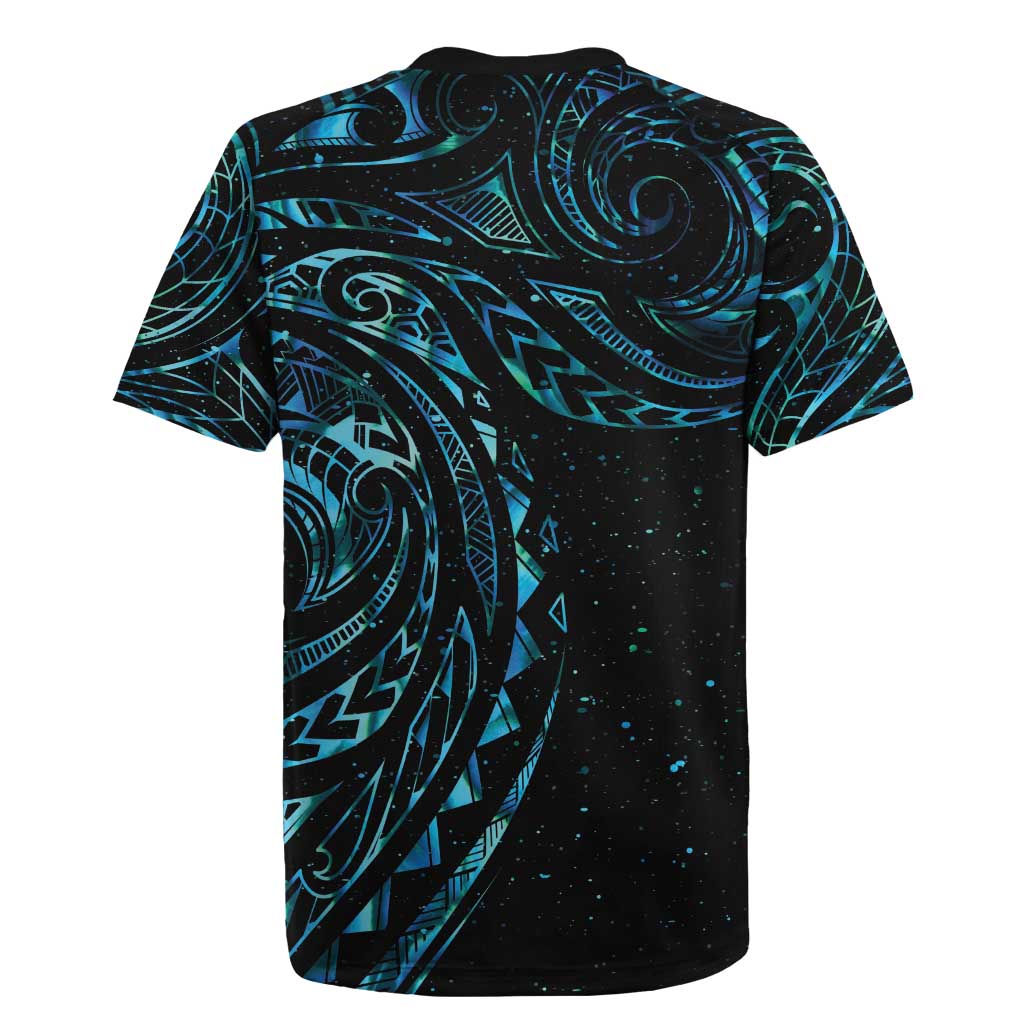 New Zealand Tribal Tattoo Rugby Jersey With Matariki Art LT9 - Polynesian Pride