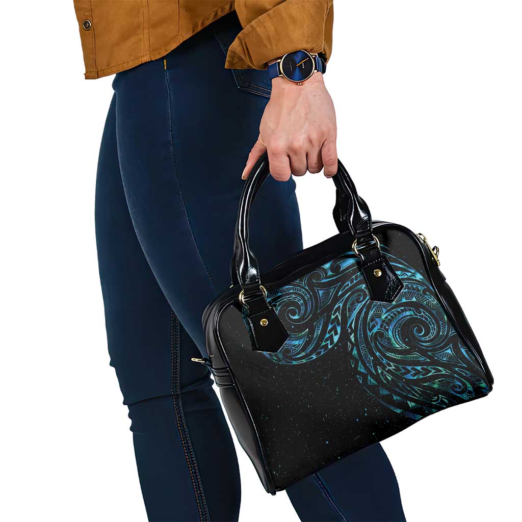 New Zealand Tribal Tattoo Shoulder Handbag With Matariki Art LT9 - Polynesian Pride