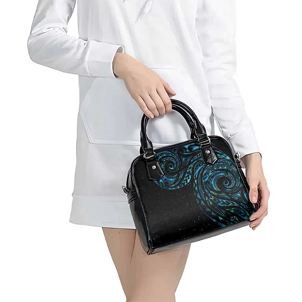 New Zealand Tribal Tattoo Shoulder Handbag With Matariki Art LT9 - Polynesian Pride