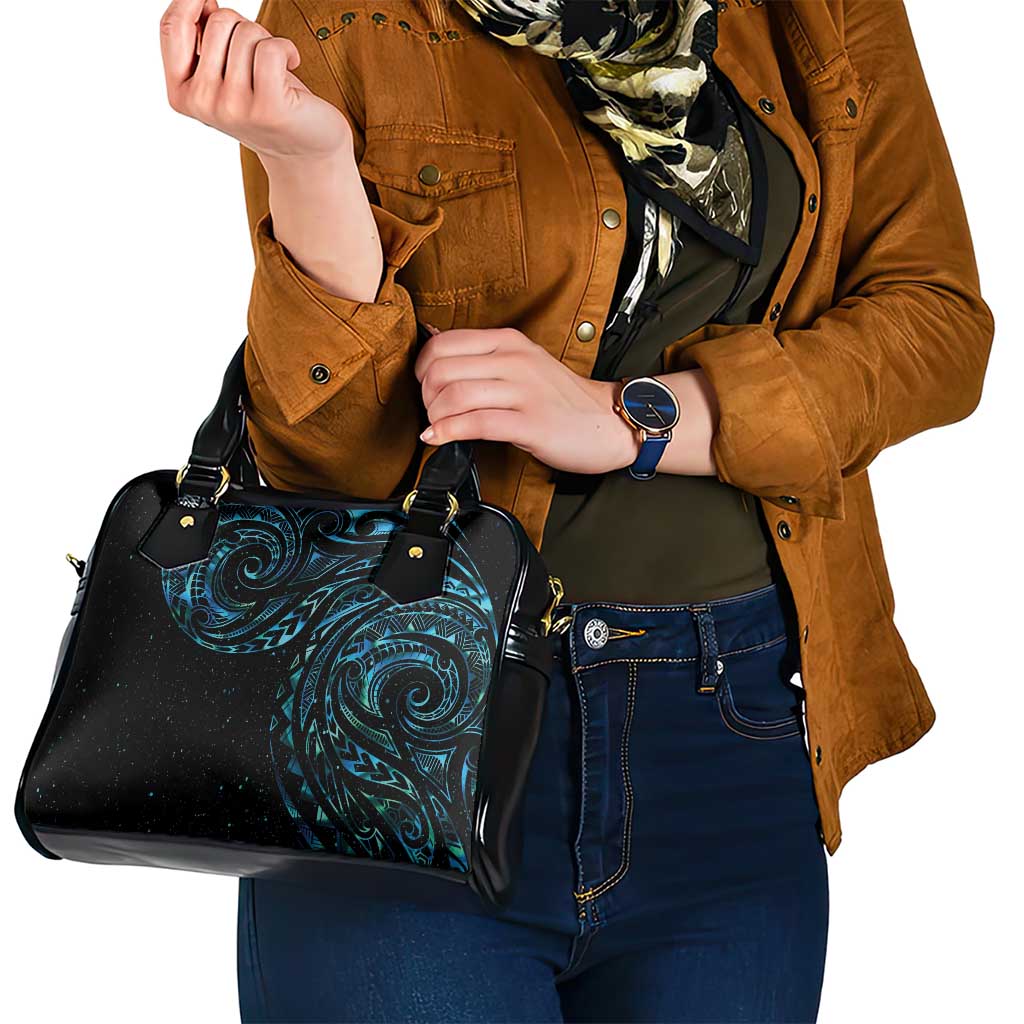 New Zealand Tribal Tattoo Shoulder Handbag With Matariki Art LT9 - Polynesian Pride