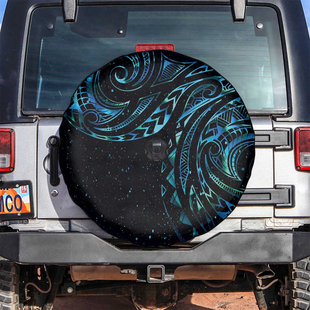 New Zealand Tribal Tattoo Spare Tire Cover With Matariki Art LT9 Galaxy - Polynesian Pride