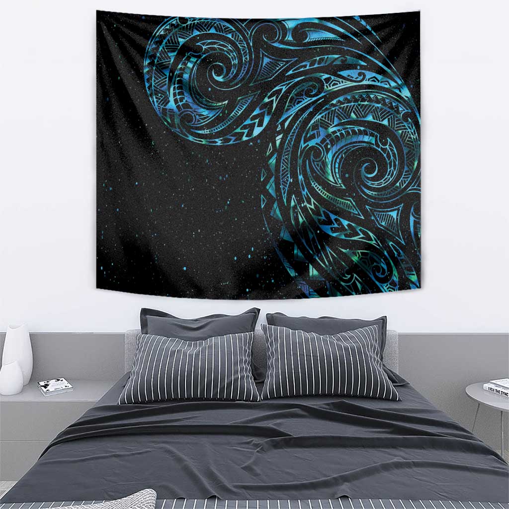 New Zealand Tribal Tattoo Tapestry With Matariki Art LT9 - Polynesian Pride