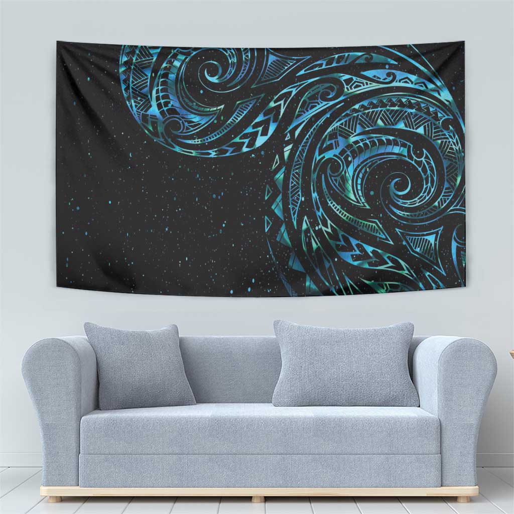 New Zealand Tribal Tattoo Tapestry With Matariki Art LT9 - Polynesian Pride