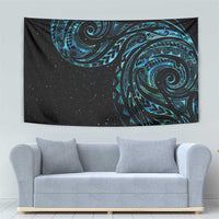New Zealand Tribal Tattoo Tapestry With Matariki Art LT9 - Polynesian Pride