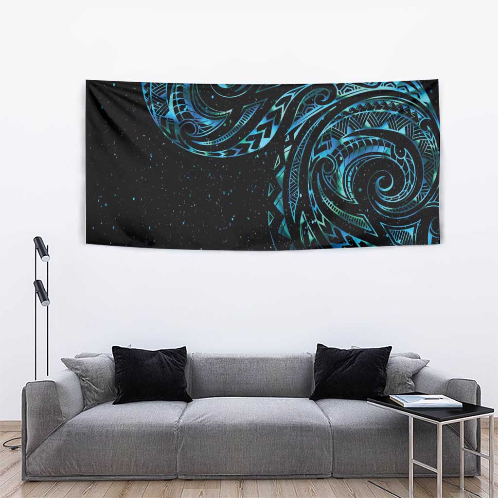 New Zealand Tribal Tattoo Tapestry With Matariki Art LT9 - Polynesian Pride