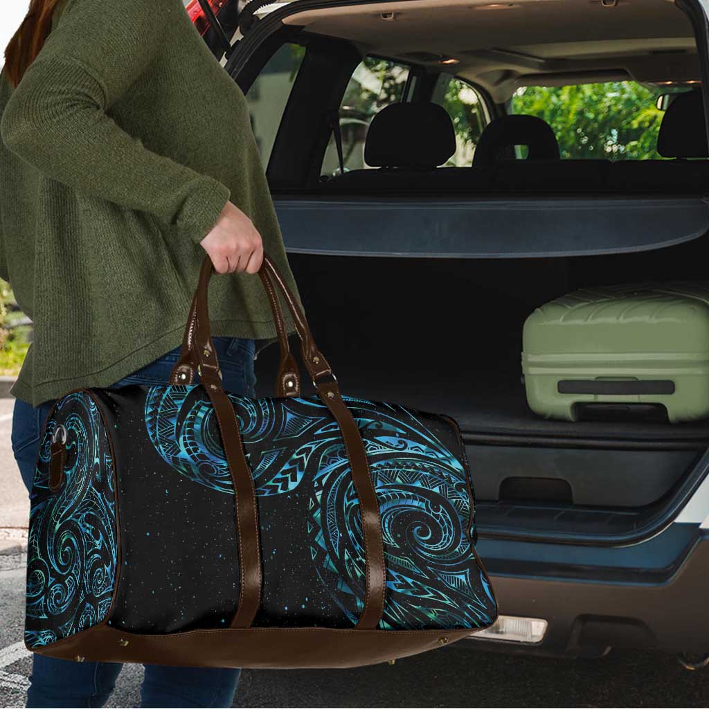 New Zealand Matariki Travel Bag Galaxy Maori Tribal Tattoo - Polynesian Pride